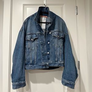 Acne studios oversized denim jacket